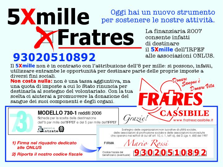 5xmille fratres